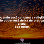 Condena a religião