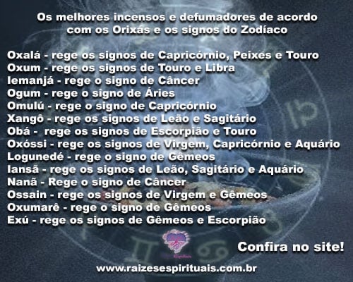 signos-orixas2 - Raizes Espirituais