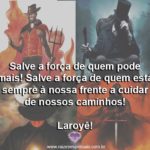 Salve a força de quem pode mais! Laroyê Exús!