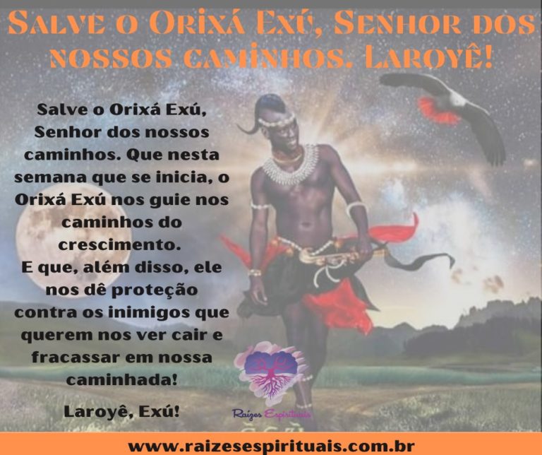 Salve O Orixá Exú Senhor Dos Nossos Caminhos Laroyê 2710