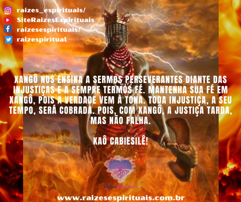 Xango Frase 1 Raizes Espirituais 2548